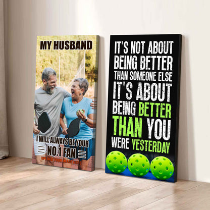 Soccer-Wife to Husband - It is not About Being Better Than Someone Else It is about being better than you were the day before.
