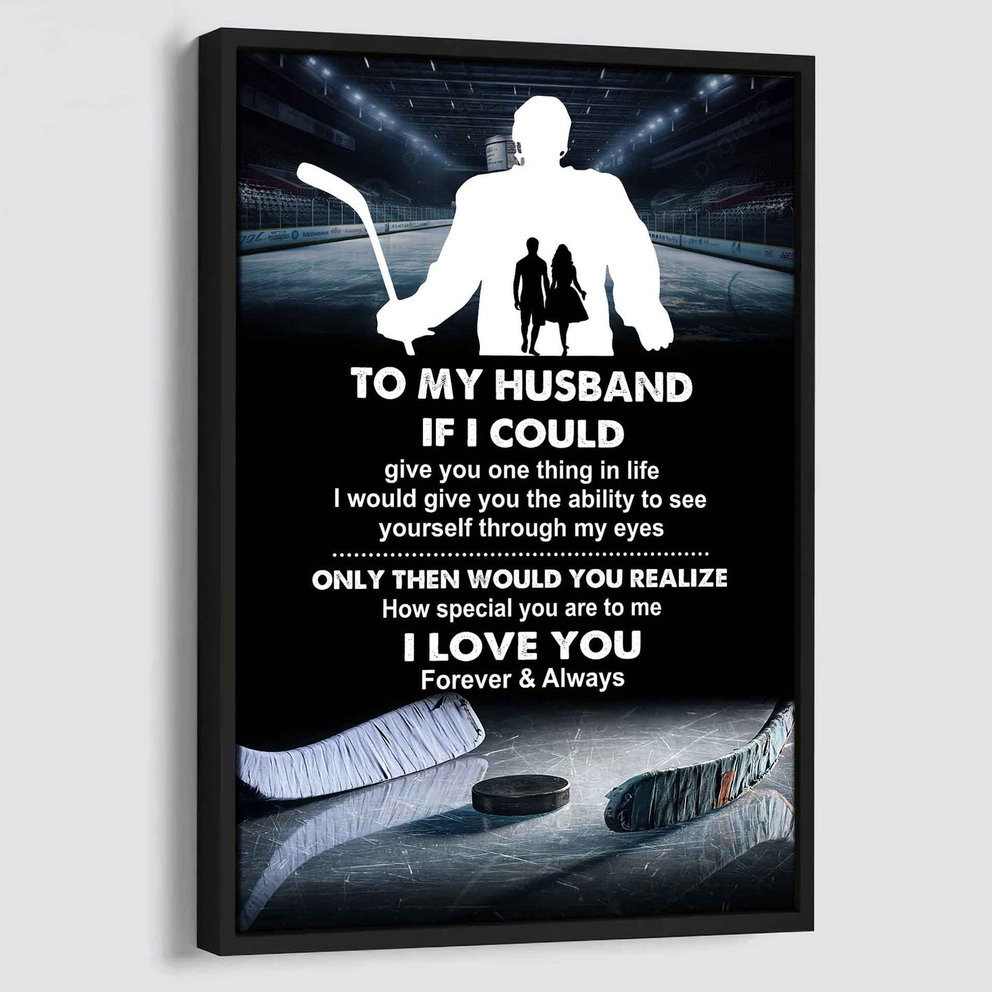 sport poster canvas to my husband if i could give you one thing in life i love you gift for your husband