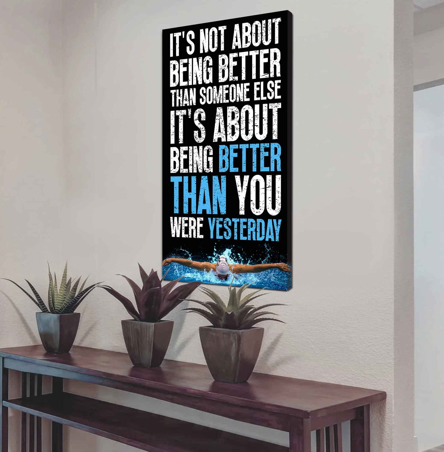 American Football-It is not About Being Better Than Someone Else It is about being better than you were the day before.