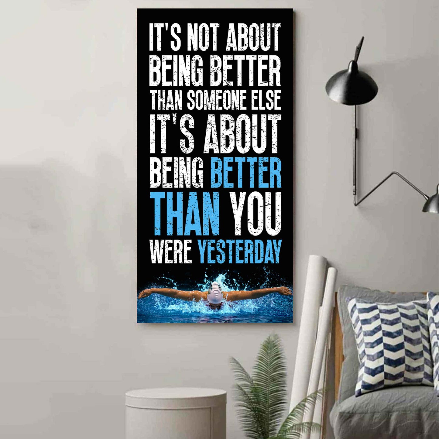 Basketball-It is not About Being Better Than Someone Else It is about being better than you were the day before.