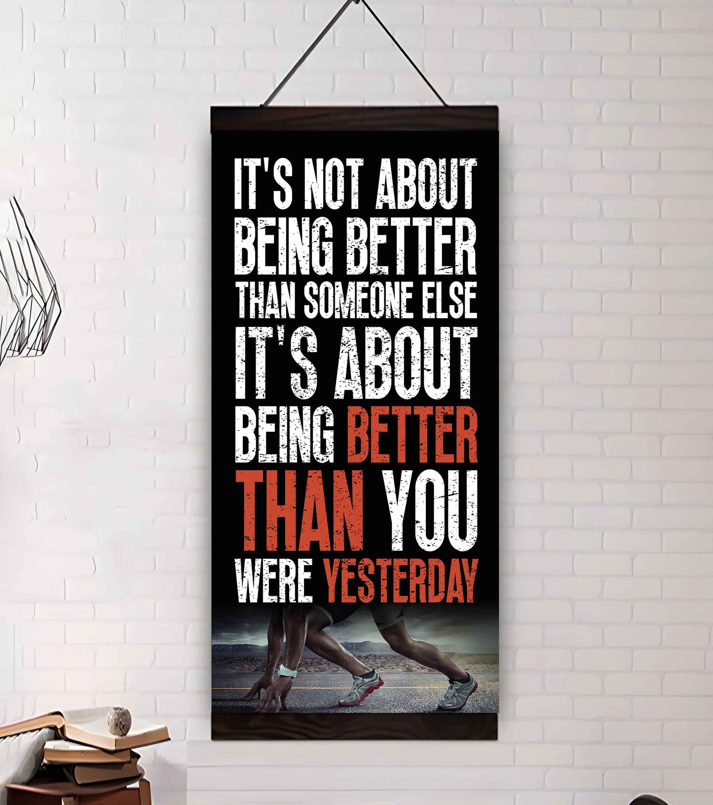 Soccer It is not About Being Better Than Someone Else It is about being better than you were the day before.