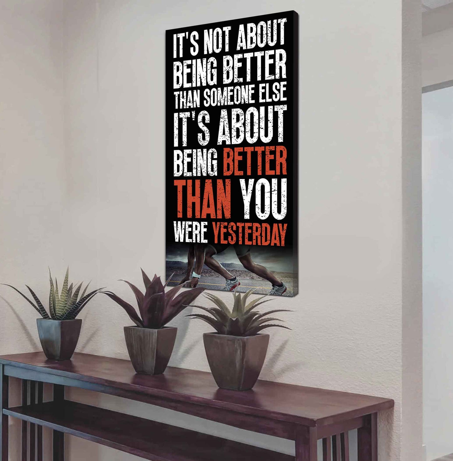 Soccer It is not About Being Better Than Someone Else It is about being better than you were the day before.