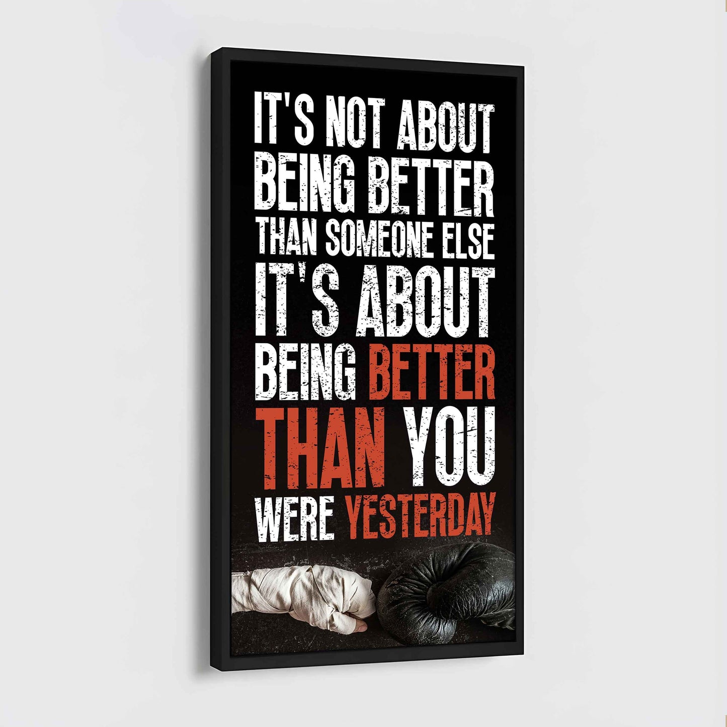 American Football-It is not About Being Better Than Someone Else It is about being better than you were the day before.