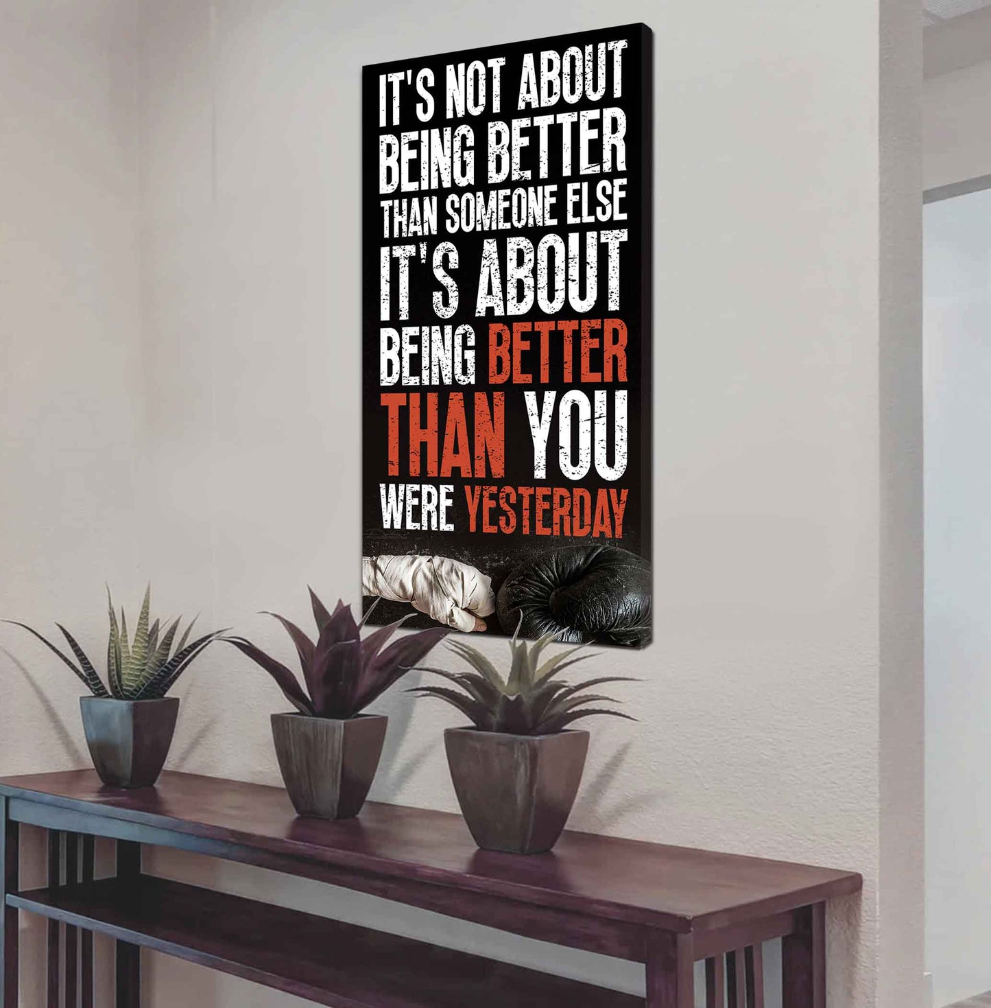 American Football-It is not About Being Better Than Someone Else It is about being better than you were the day before.
