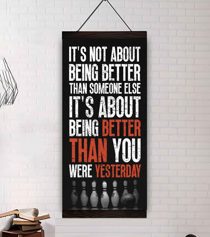 American Football-It is not About Being Better Than Someone Else It is about being better than you were the day before.