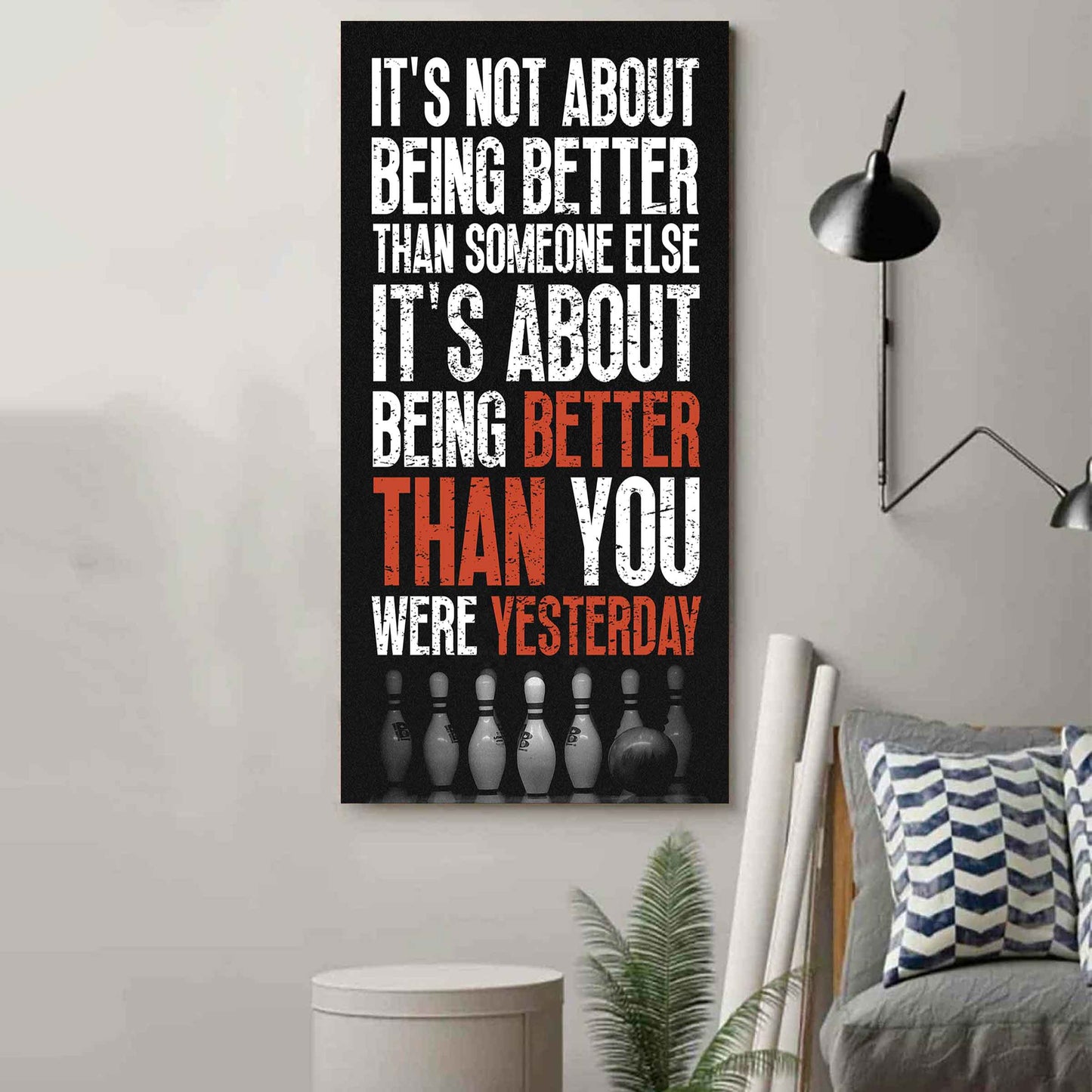 American Football-It is not About Being Better Than Someone Else It is about being better than you were the day before.