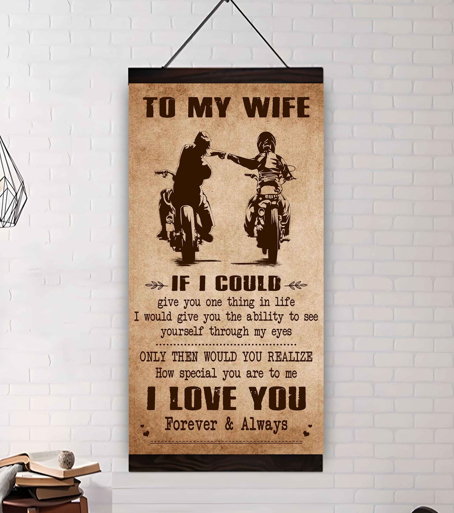 drb vgt- poster canvas to my wife if i could give you one thing in life - how special you are to me gift for your wife