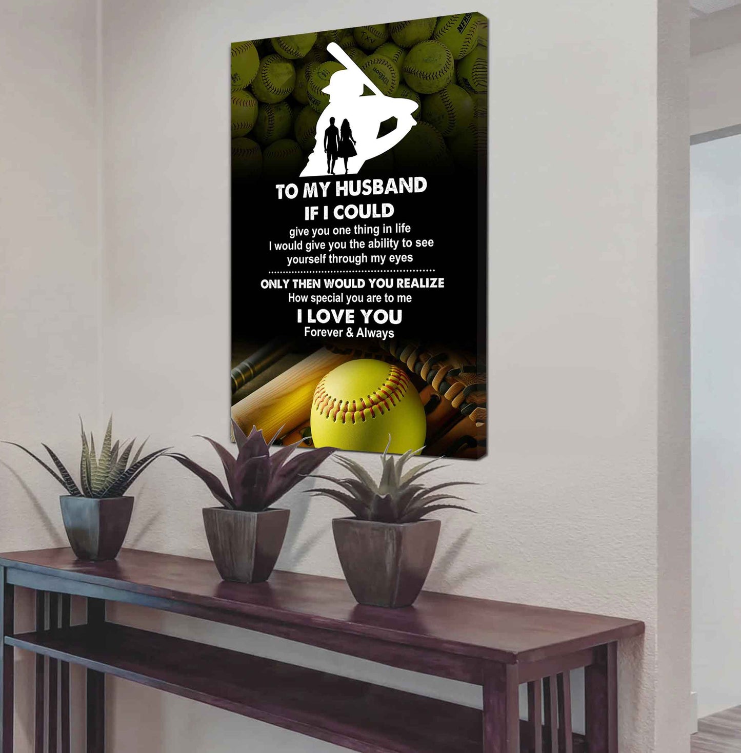 sport poster canvas to my husband if i could give you one thing in life i love you gift for your husband