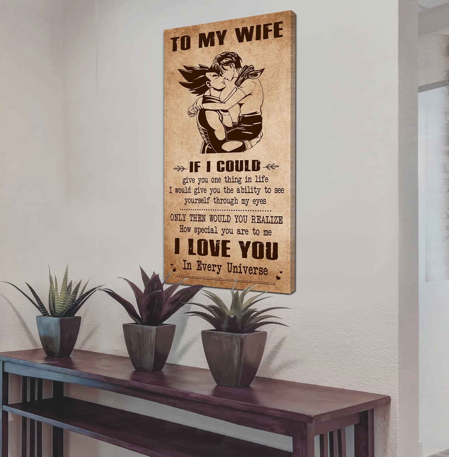 drb vgt- poster canvas to my wife if i could give you one thing in life - how special you are to me gift for your wife