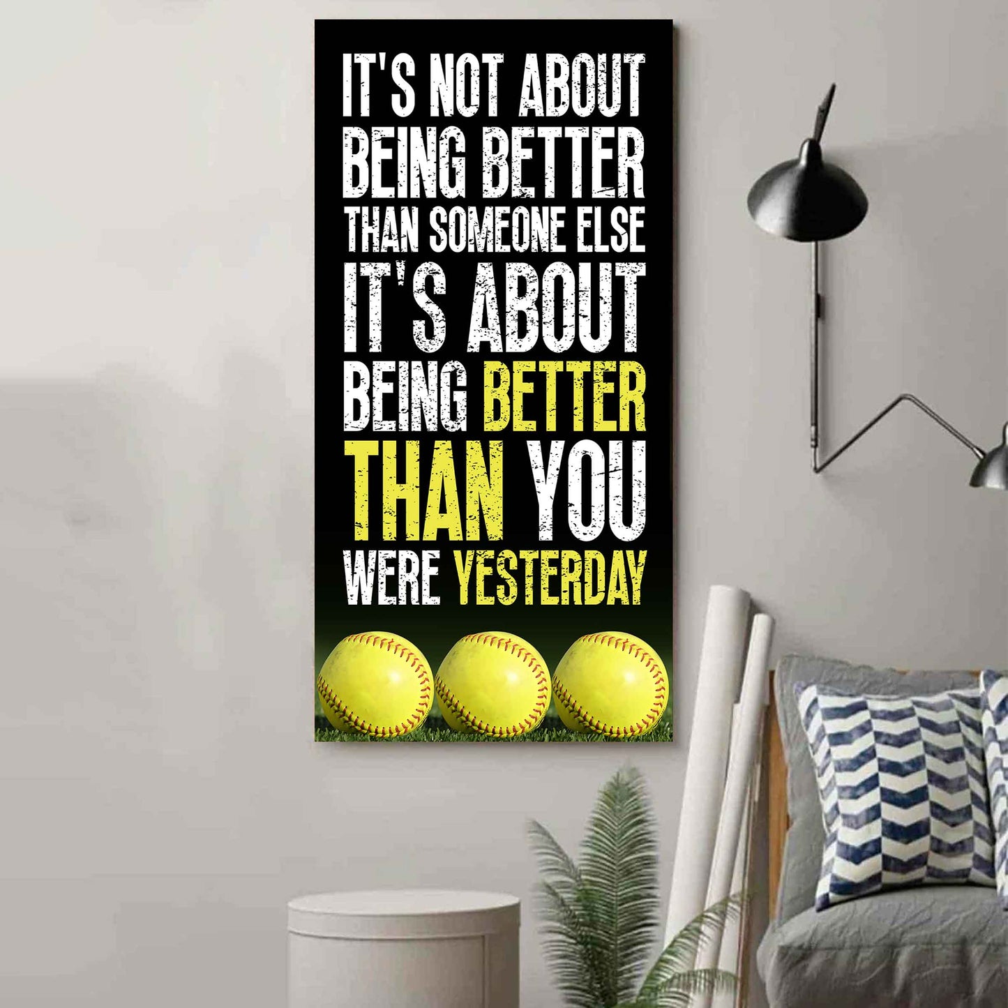 American Football-It is not About Being Better Than Someone Else It is about being better than you were the day before.