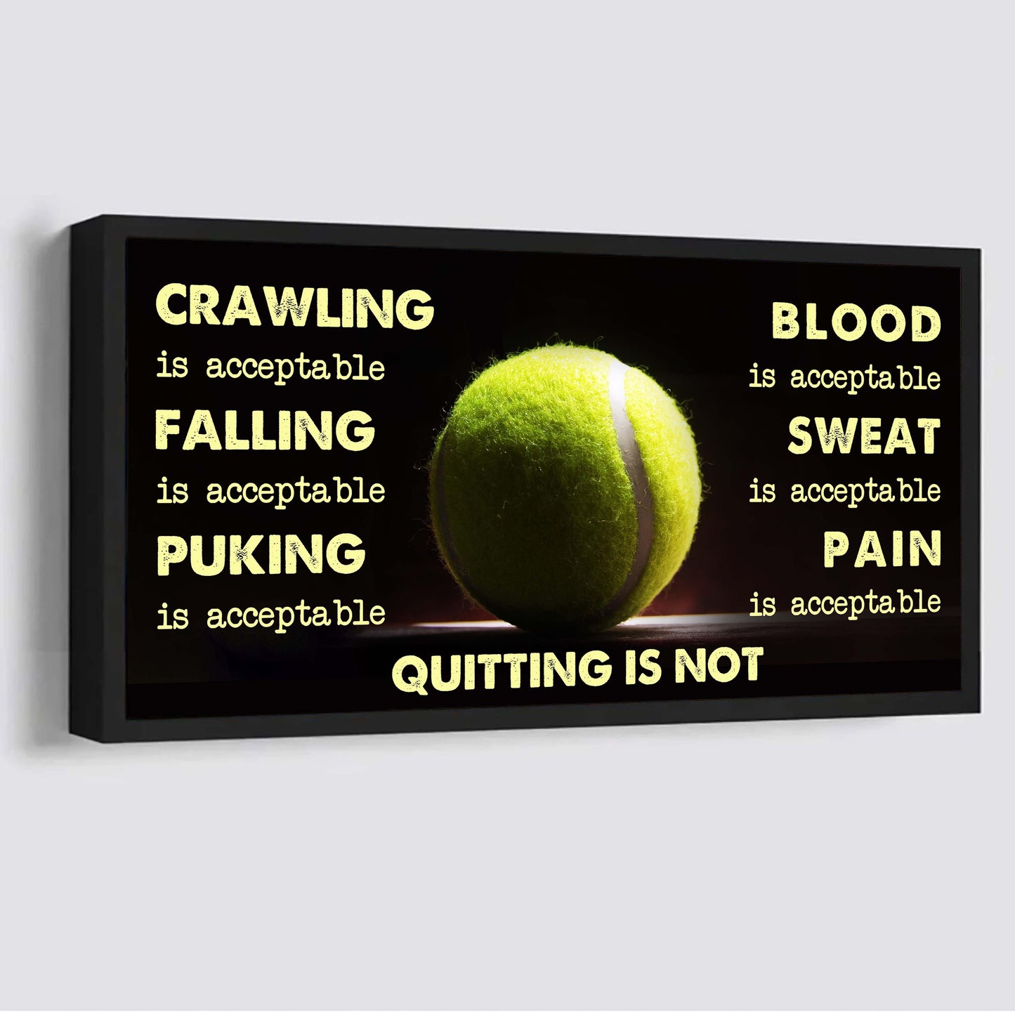 baselball poster canvas quiting is not