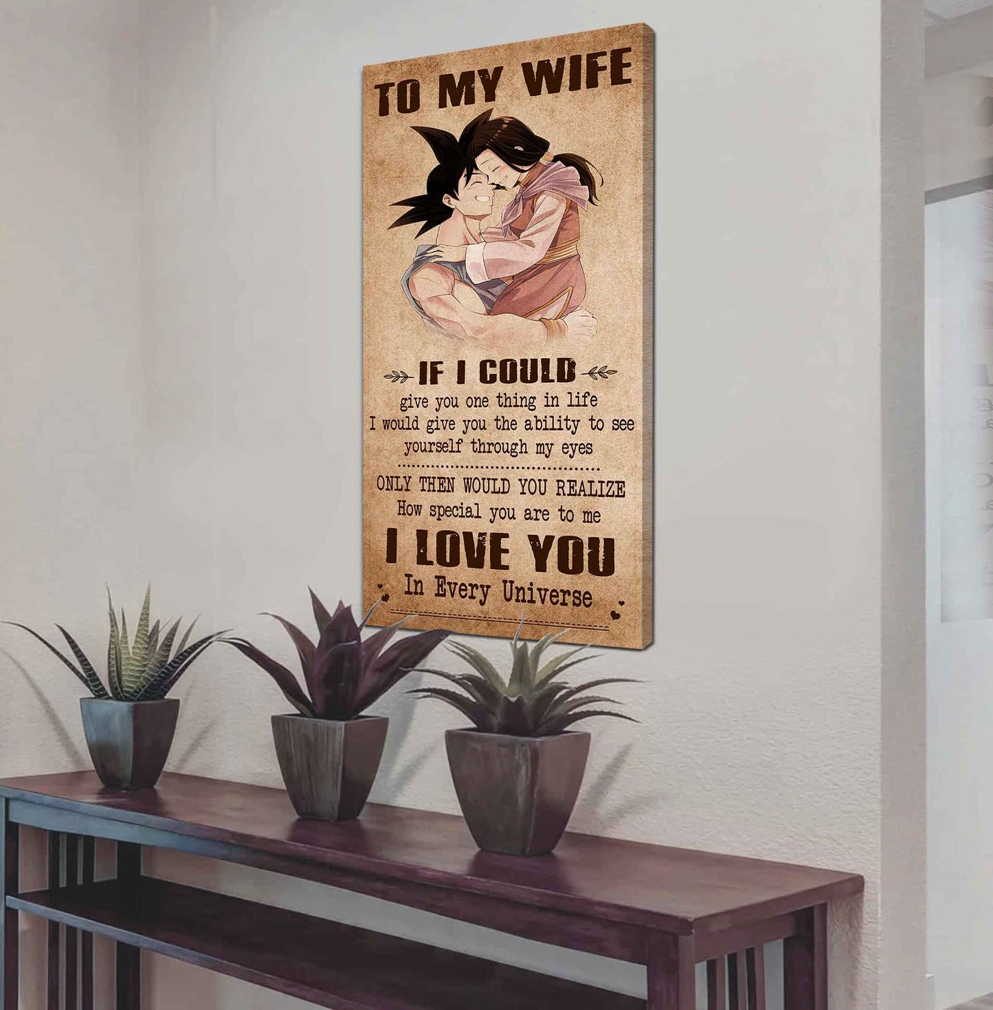 drb vgt- poster canvas to my wife if i could give you one thing in life - how special you are to me gift for your wife