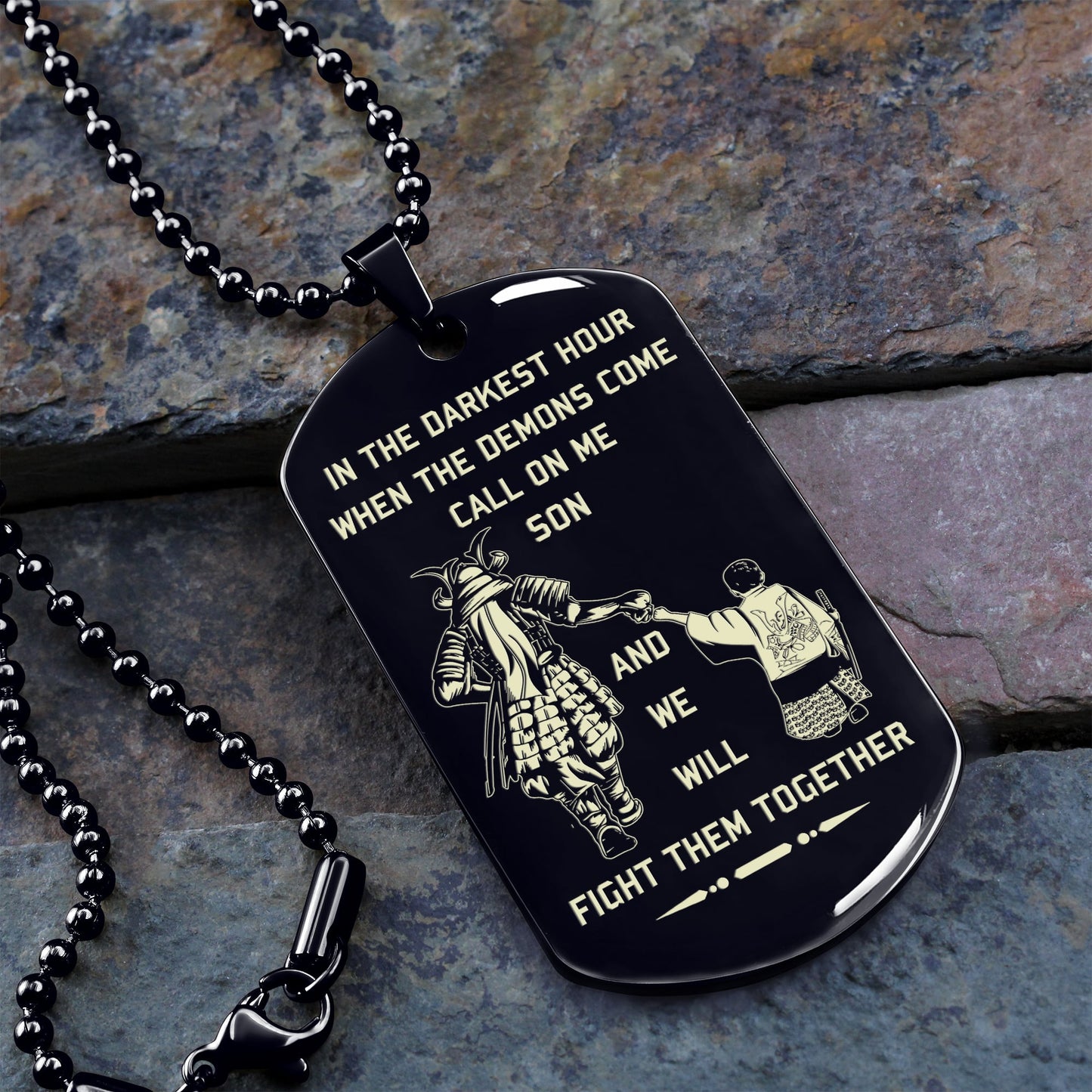 call on me son dog tag from dad to son