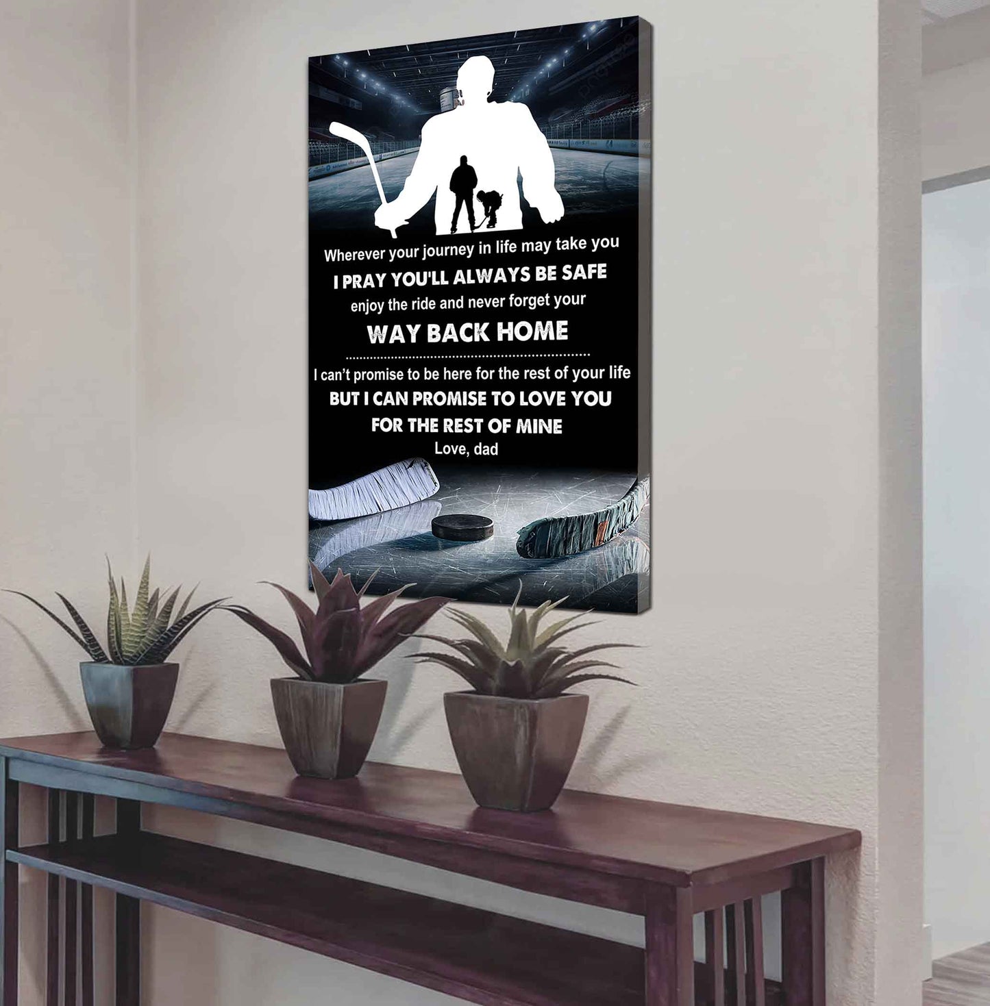 poster canvas to my son never forget your way back home gift from dad