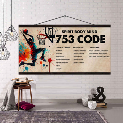 Viking Poster Canvas 7 5 3 Code Motivation Quotes