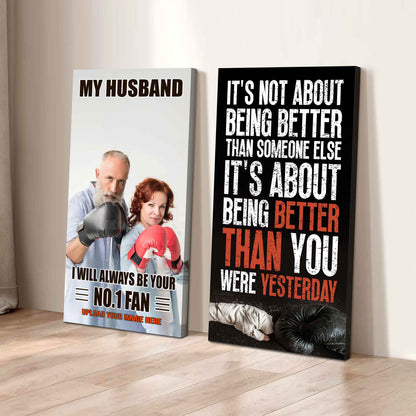 Soccer-Wife to Husband - It is not About Being Better Than Someone Else It is about being better than you were the day before.
