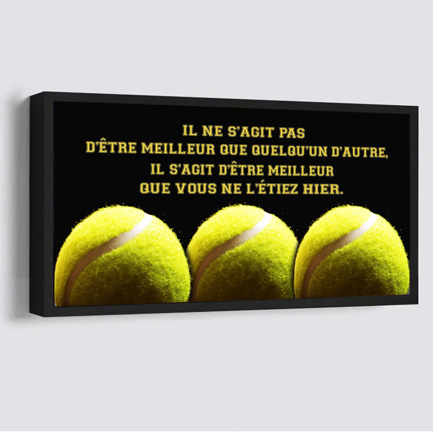 basket-ball il ne s'agit pas d'être meilleur que quelqu'un d'autre, il s'agit d'être meilleur que vous ne l'étiez hier