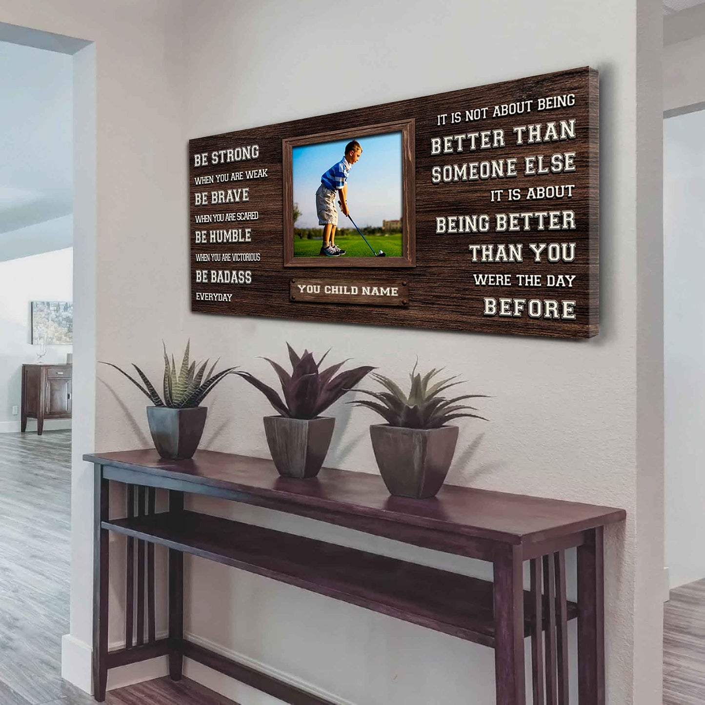 Basketball-(Photo and Name)-Be strong-It is not About Being Better Than Someone Else It is about being better than you were the day before.