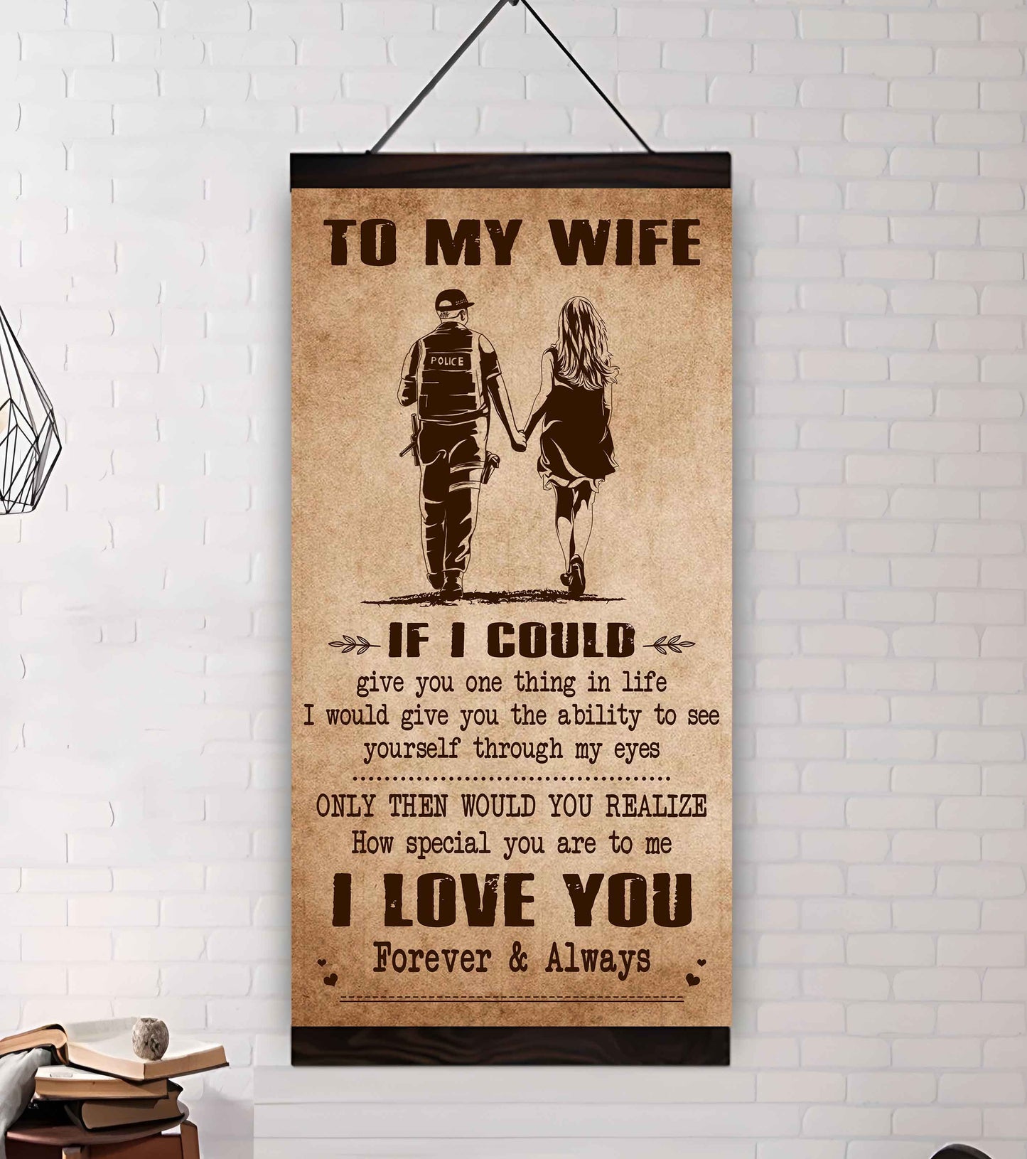 drb vgt- poster canvas to my wife if i could give you one thing in life - how special you are to me gift for your wife