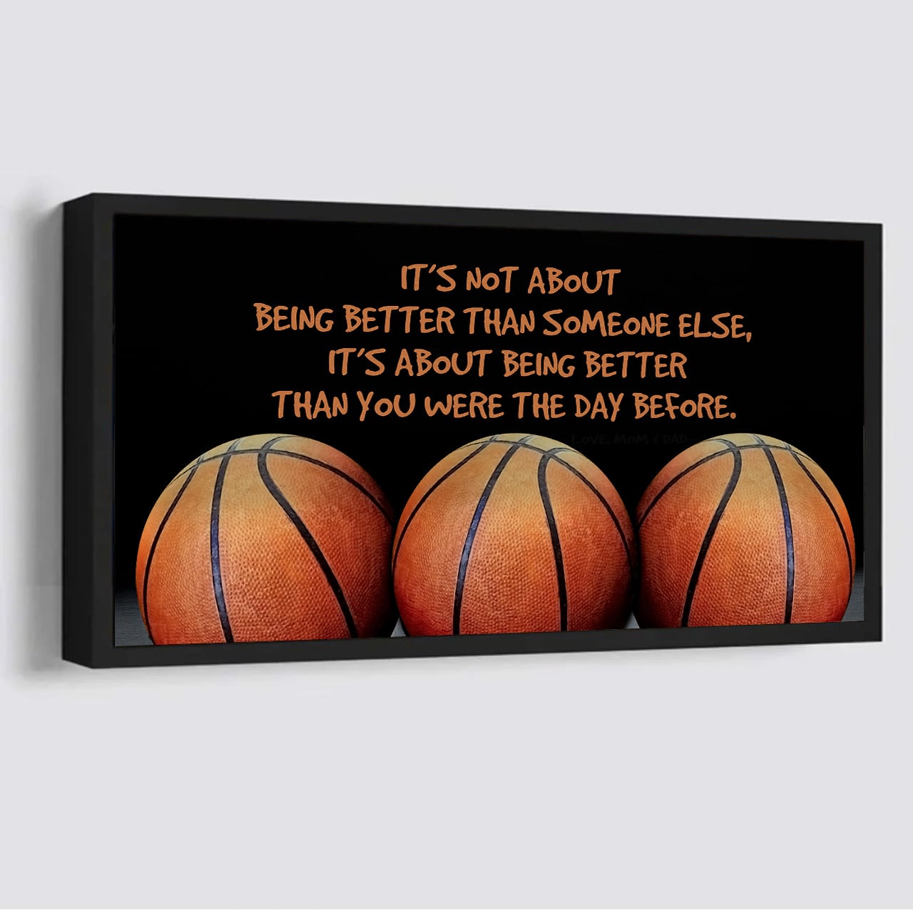 basketball 2 it is not about being better than someone else it is about being better than you were the day before