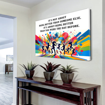 Dance customizable poster canvas