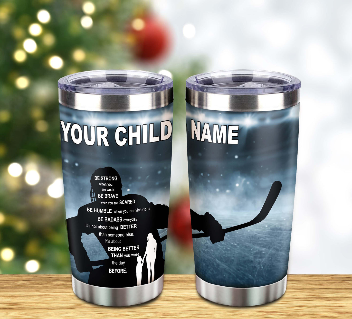 customizable basketball tumbler, gifts from mom to son with inspriration message