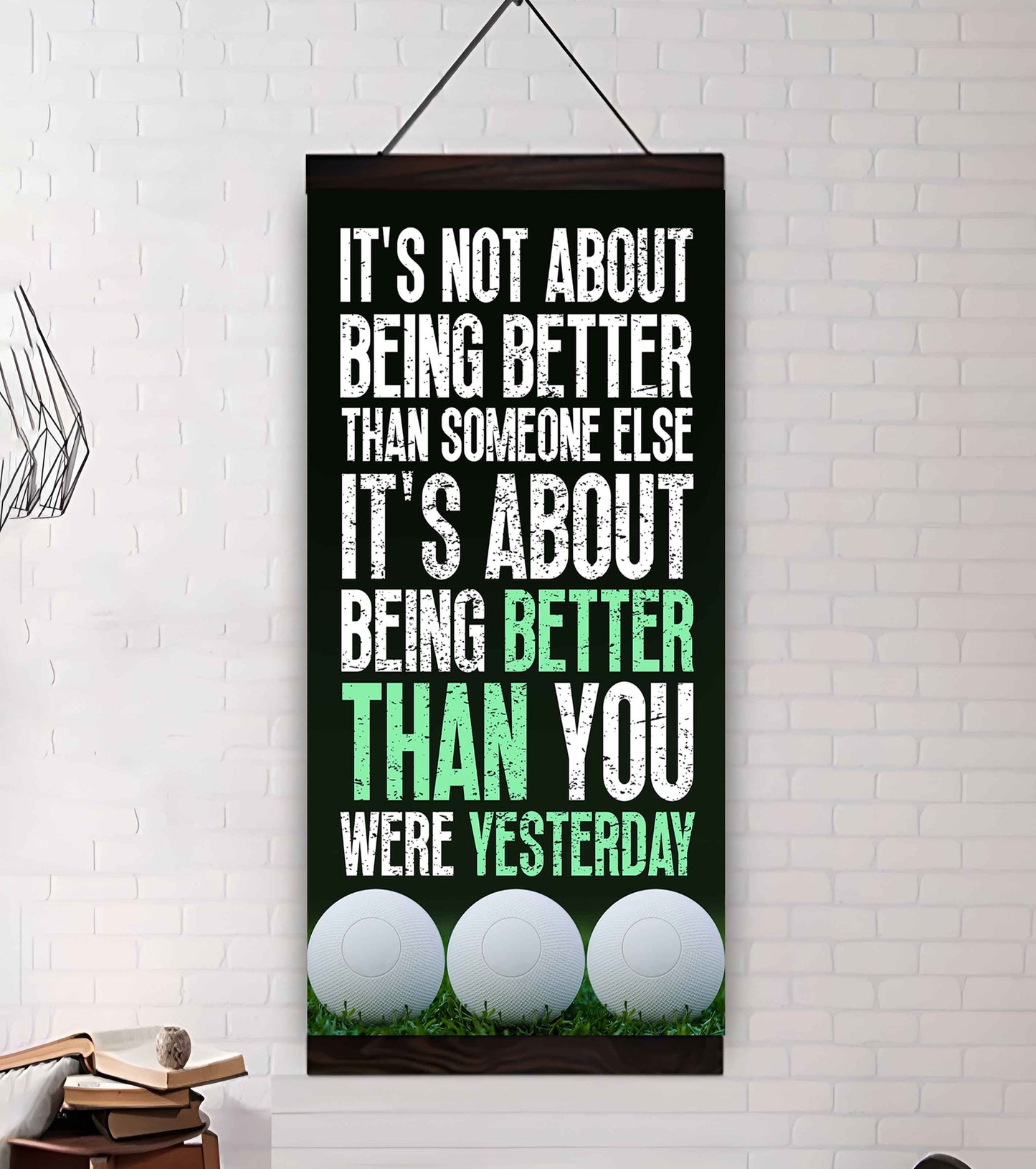 American Football-It is not About Being Better Than Someone Else It is about being better than you were the day before.