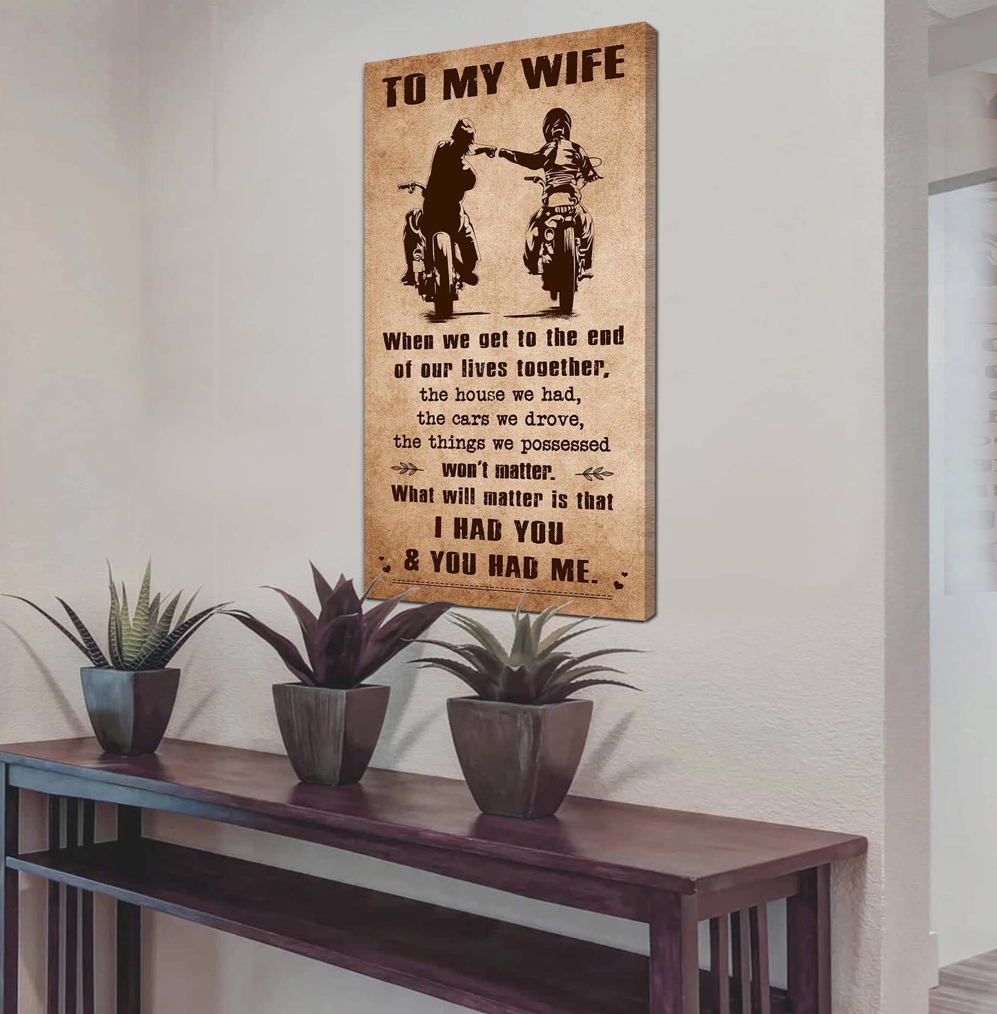 sport - i had you and you had me wife and husband - vertical poster canvas, gift for your darling