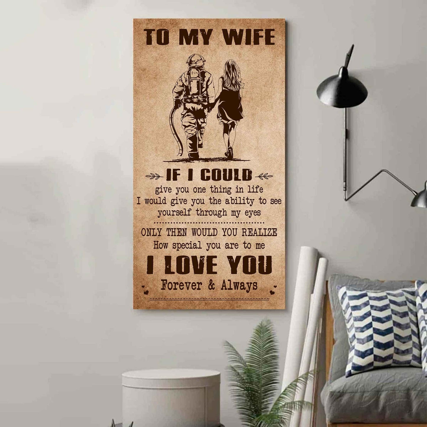 drb vgt- poster canvas to my wife if i could give you one thing in life - how special you are to me gift for your wife