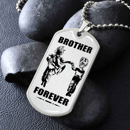 GH and GT Military Chain Silver Plated 18K Gold Plated Brother Forver Call On Me Brother And We Will Fight Them Together