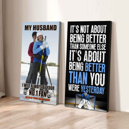 Soccer-Wife to Husband - It is not About Being Better Than Someone Else It is about being better than you were the day before.