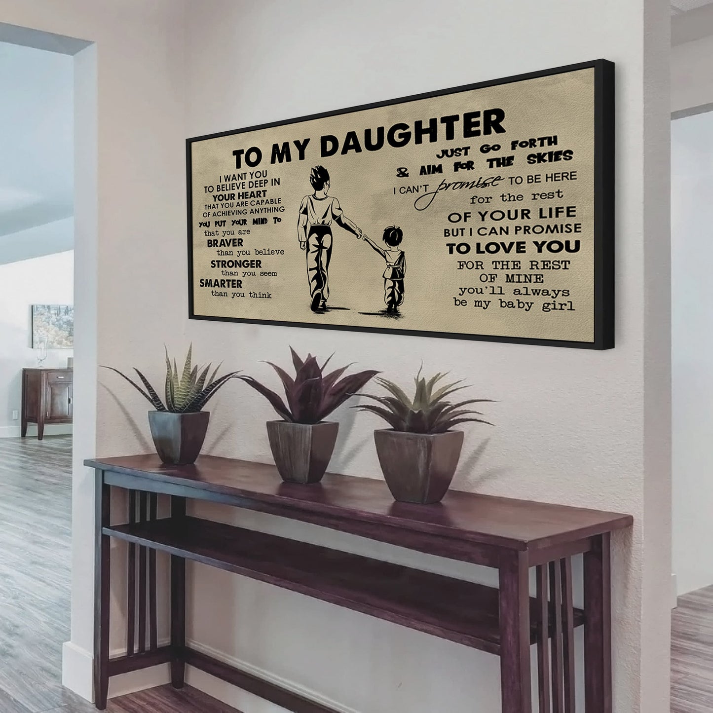 to my son- i want you to believe- canvas poster