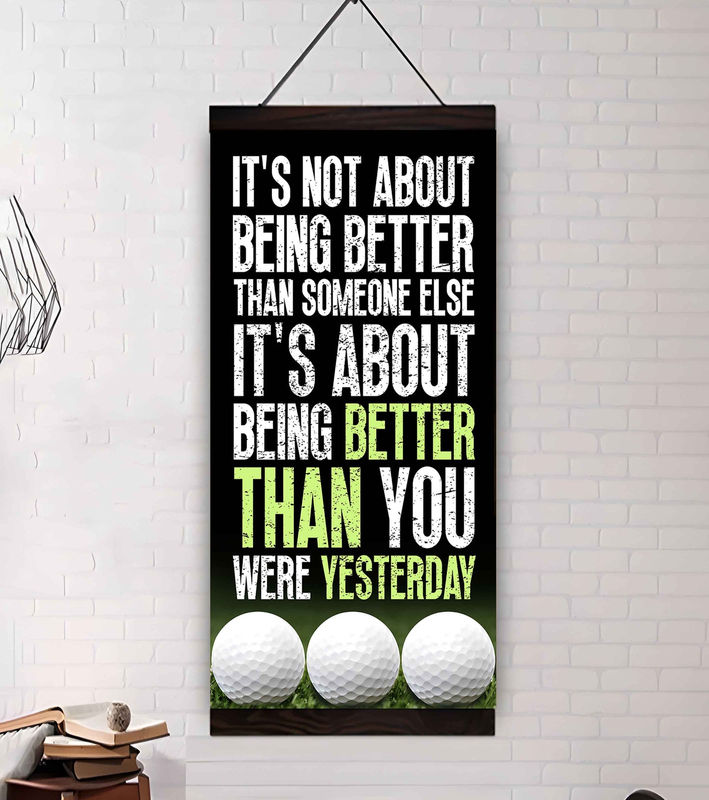 American Football-It is not About Being Better Than Someone Else It is about being better than you were the day before.