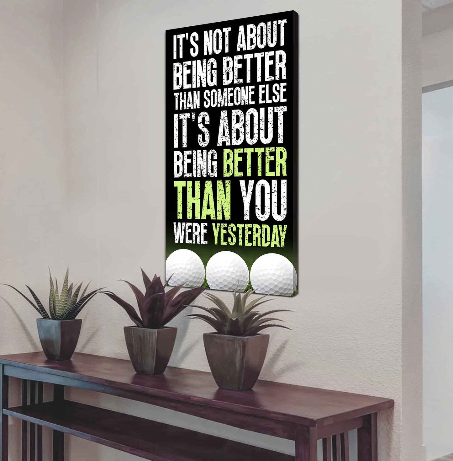 American Football-It is not About Being Better Than Someone Else It is about being better than you were the day before.