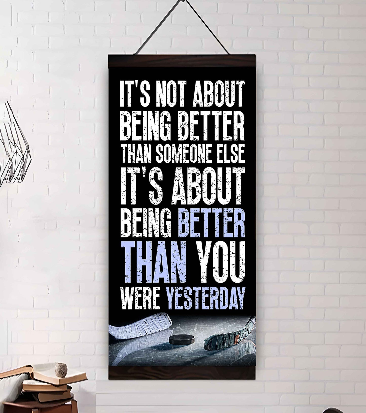 American Football-It is not About Being Better Than Someone Else It is about being better than you were the day before.