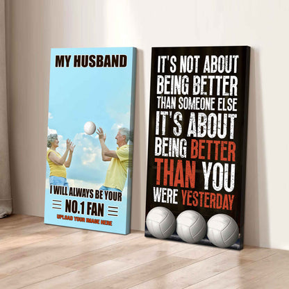 Soccer-Wife to Husband - It is not About Being Better Than Someone Else It is about being better than you were the day before.