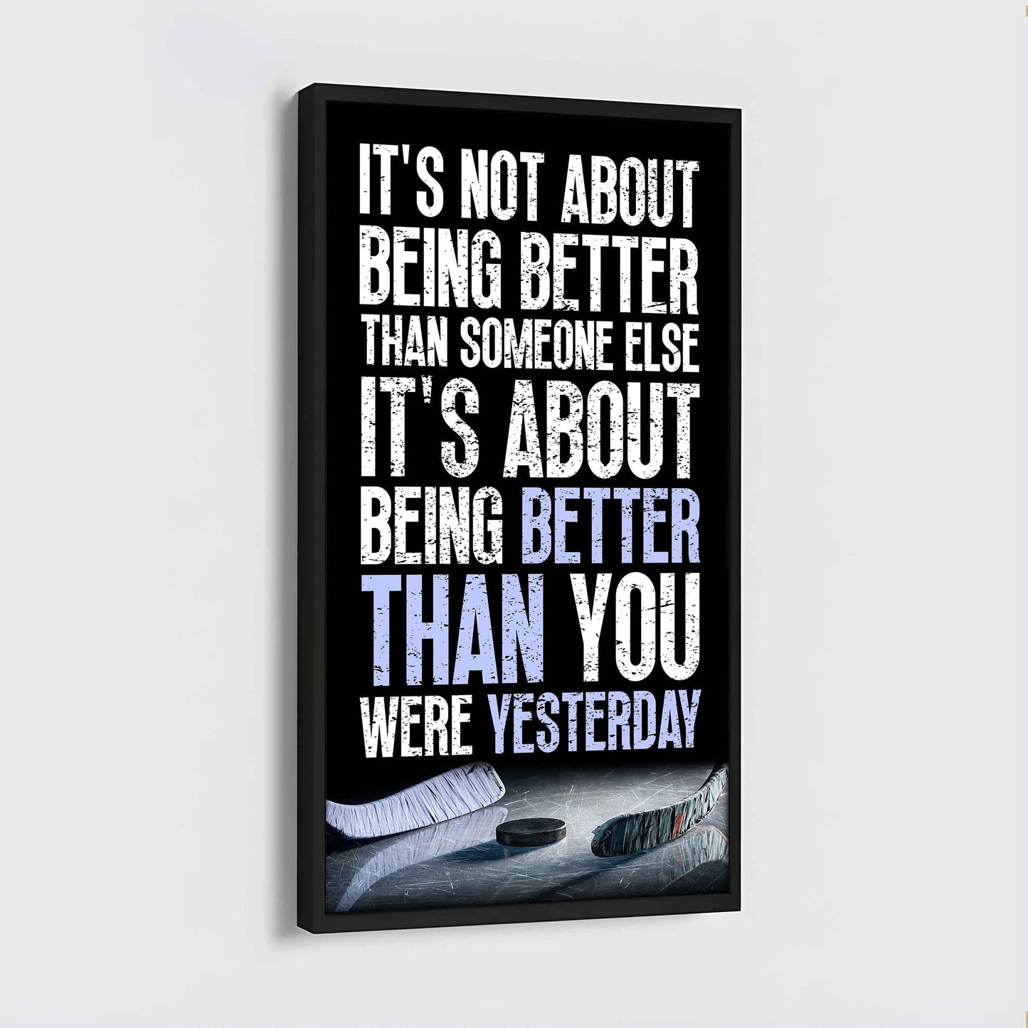 American Football-It is not About Being Better Than Someone Else It is about being better than you were the day before.