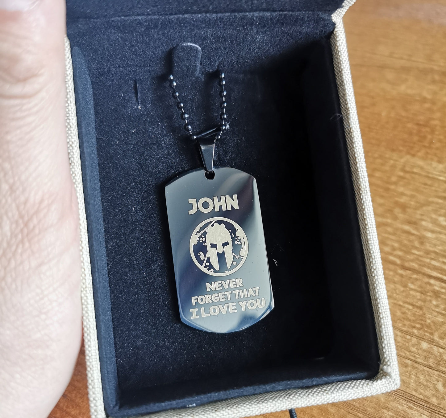 family engraved double sided dog tag father and son best friend for life dad to son i hope you believe in yourself and never forget the way back home