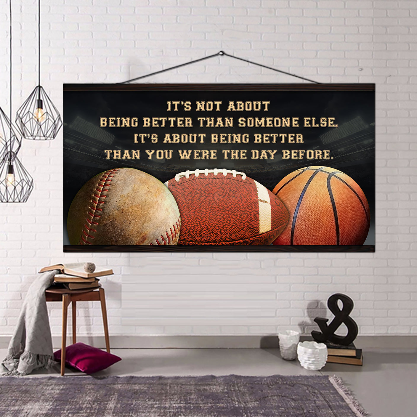 basketball 3 it is not about being better than someone else it is about being better than you were the day before