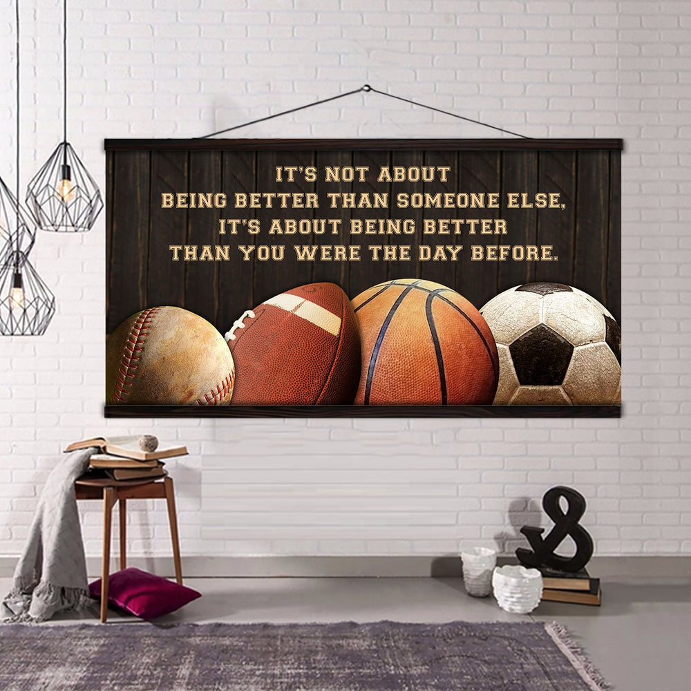 customizable basketbal, baseball, football, soccer poster, canvas