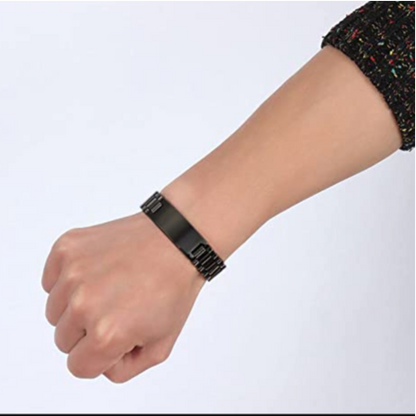 Family brother Forever Customizable engraved brother bracelet double sided gift from brother, in the darkest hour, When the demons come call on me brother and we will fight them together