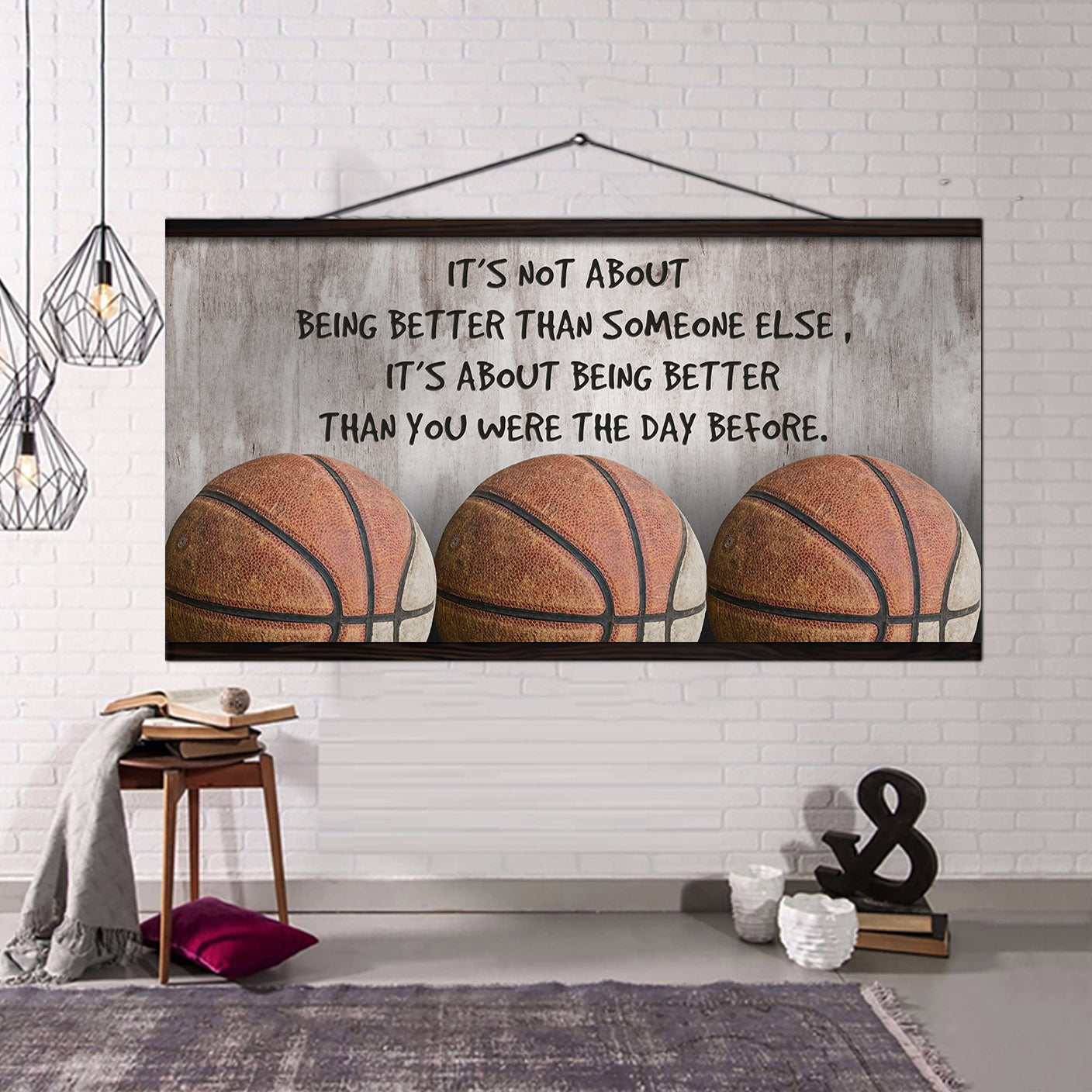 basketball 2 it is not about being better than someone else it is about being better than you were the day before