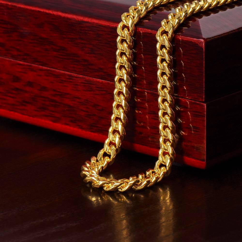 cuban link chain call on me brother and we will fight them together ver 2